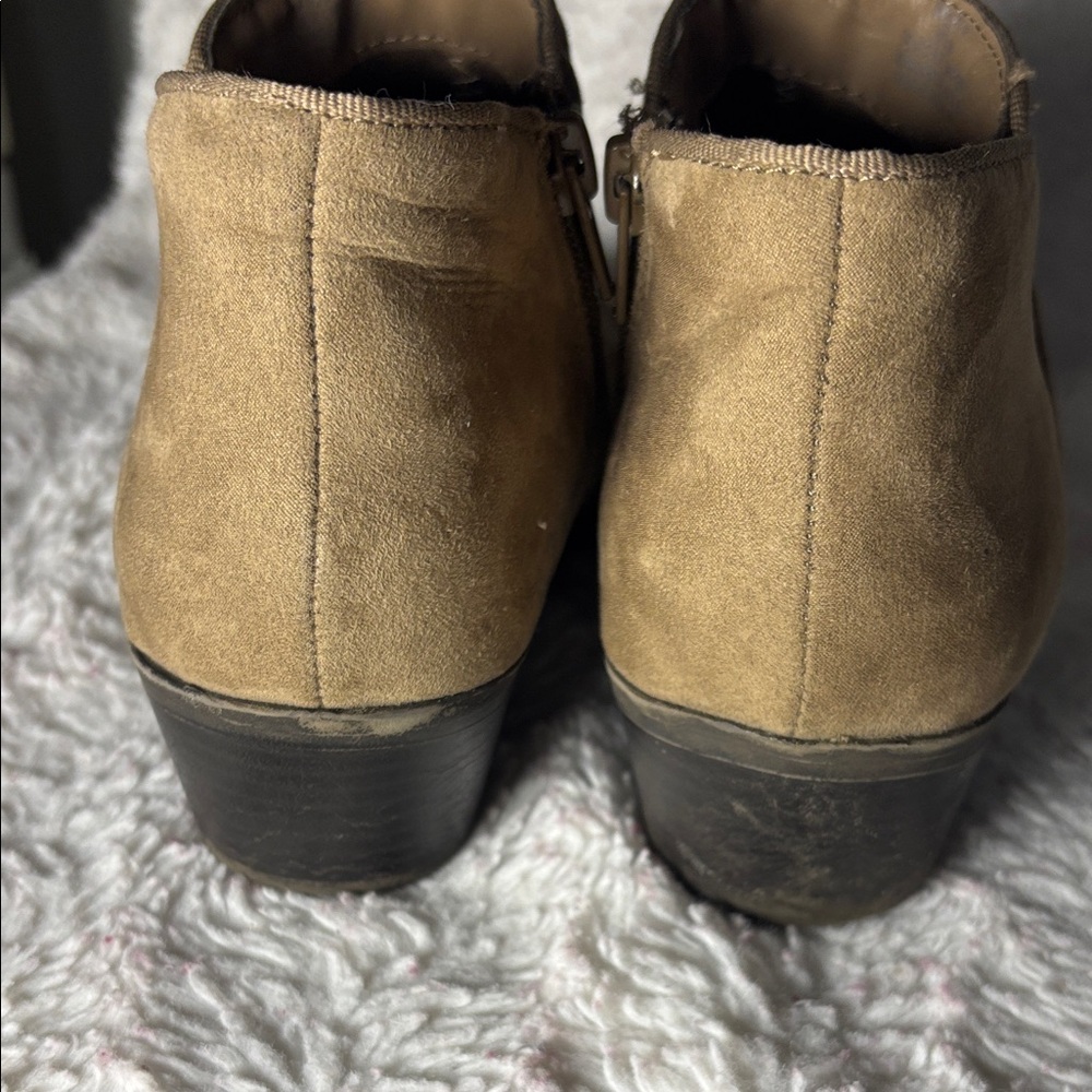 Style & Co. Brown Ankle Booties - Picture 3 of 7